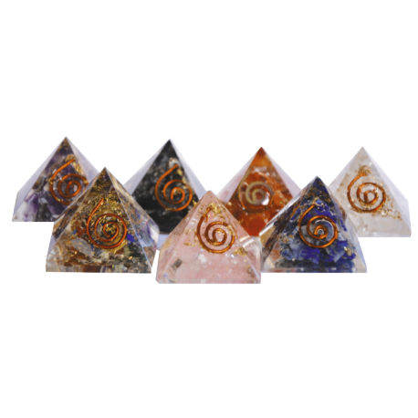 ORGON MINERAL PIRAMIDE MINI 2,5 CM X 2,5 CM X 2,5 CM ORGON MINERAL PIRAMIDE MINI 2,5 CM X 2,5 CM X 2,5 CM