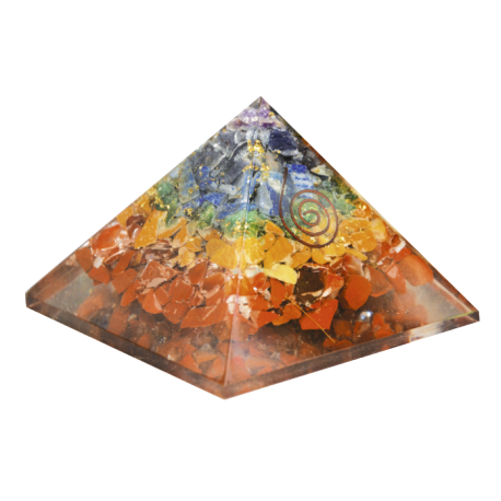 ORGON PIRAMIDE MULTICOLOR MEDIANA 7CM X 7CM X 6CM ORGON PIRAMIDE MULTICOLOR MEDIANA 7CM X 7CM X 6CM