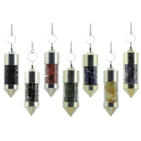 PENDULO CHAKRAS CHIP SET 7 UNIDADES 4,5CM PENDULO CHAKRAS CHIP SET 7 UNIDADES 4,5CM