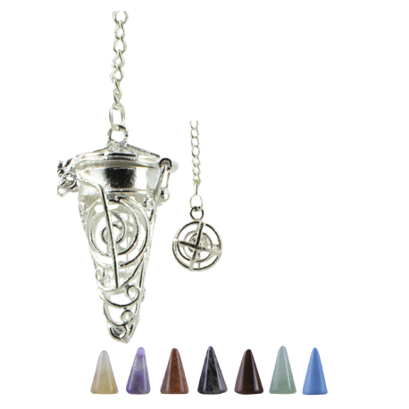 PENDULO CHAKRAS SIETE PUNTAS CHO KU REI PENDULO CHAKRAS SIETE PUNTAS CHO KU REI