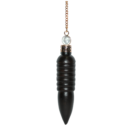 PENDULO MADERA TORNILLO PALO DE ROSA COBRE 8,5CM PENDULO MADERA TORNILLO PALO DE ROSA COBRE 8,5CM