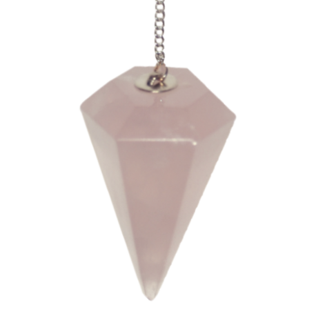 PENDULO PIEDRA CUARZO ROSA 3 CM PENDULO PIEDRA CUARZO ROSA 3 CM