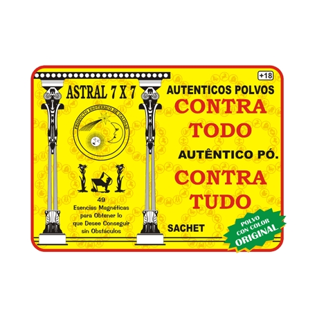 POLVO ESPECIAL ASTRAL 7X7 CONTRA TODO POLVO ESPECIAL ASTRAL 7X7 CONTRA TODO