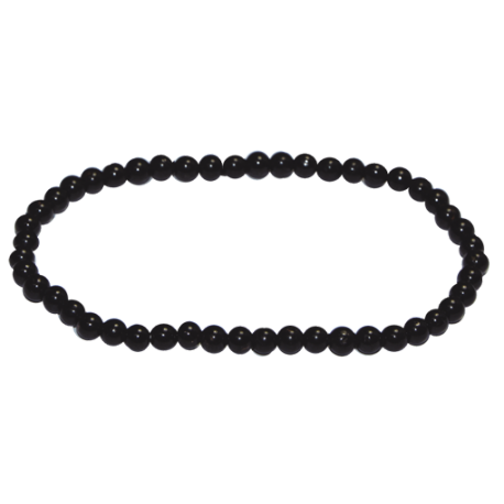 PULSERA BOLA TURMALINA 4mm PULSERA BOLA TURMALINA 4mm