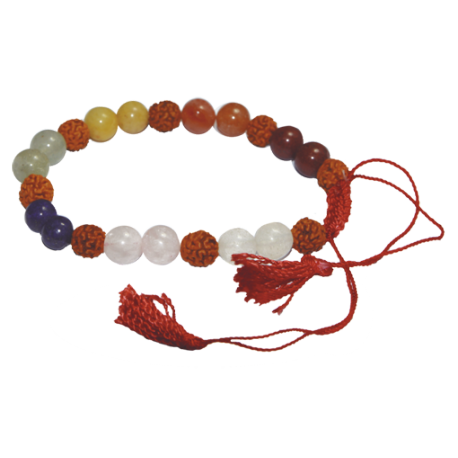 PULSERA CHAKRAS RUDRASKA CORDON PULSERA CHAKRAS RUDRASKA CORDON
