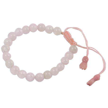 PULSERA CORDON CUARZO ROSA PULSERA CORDON CUARZO ROSA