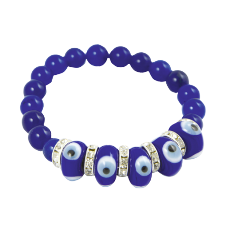 PULSERA OJO TURCO AZUL CRISTAL PULSERA OJO TURCO AZUL CRISTAL
