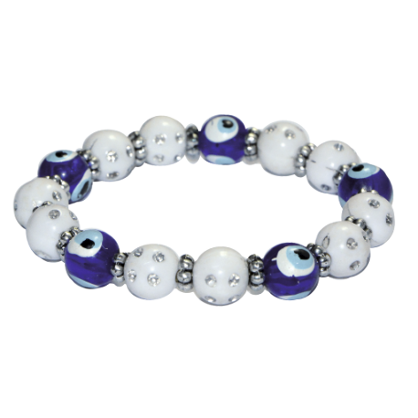 PULSERA OJO TURCO C/BRILLANTES BLANCA (OT-0085/04) PULSERA OJO TURCO C/BRILLANTES BLANCA (OT-0085/04)