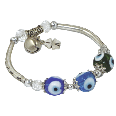 PULSERA OJO TURCO CON CRISTALES PULSERA OJO TURCO CON CRISTALES