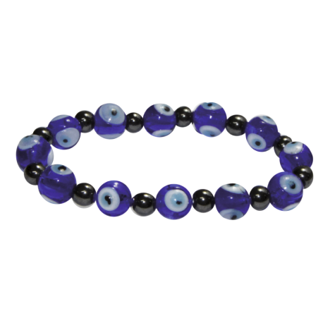 PULSERA OJO TURCO CON HEMATITE PULSERA OJO TURCO CON HEMATITE