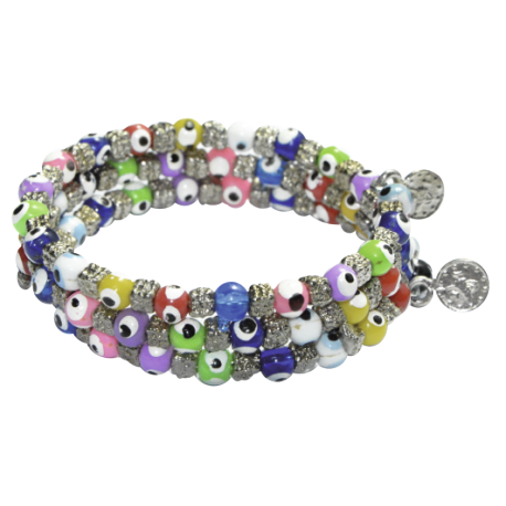 PULSERA OJO TURCO MULTICOLOR (OT-0018) PULSERA OJO TURCO MULTICOLOR (OT-0018)
