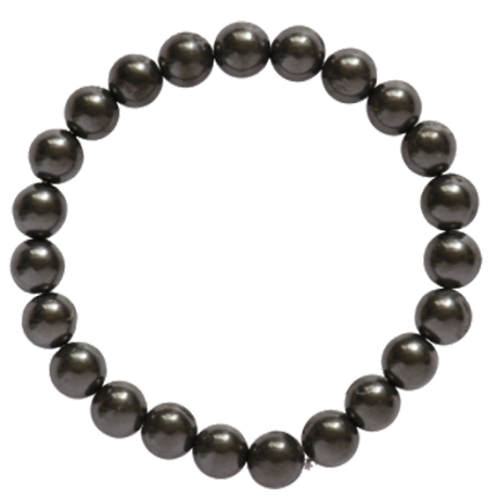 PULSERA SHUNGIT BOLA 8MM PULSERA SHUNGIT BOLA 8MM