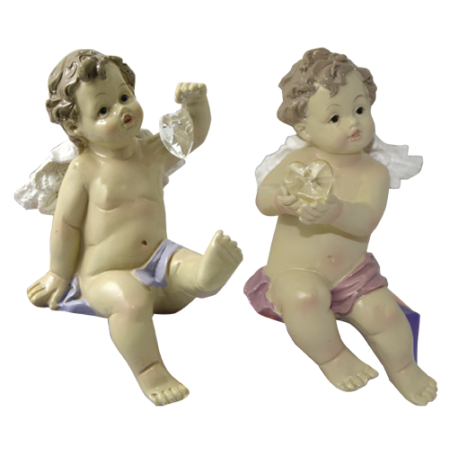 ANGEL PORCELANA SENTADO 12CM (REF 3372136) ANGEL PORCELANA SENTADO 12CM (REF 3372136)