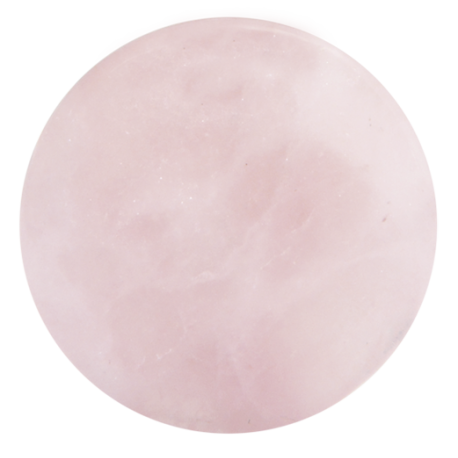 RODADO PLANO REDONDO CALIBRADO CUARZO ROSA RODADO PLANO REDONDO CALIBRADO CUARZO ROSA