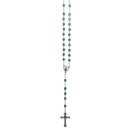ROSARIO CRISTAL VERDE OSCURO (REF. 1644) ROSARIO CRISTAL VERDE OSCURO (REF. 1644)