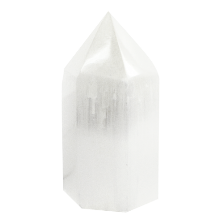 SELENITA HEXAGONAL PUNTA 10CM SELENITA HEXAGONAL PUNTA 10CM