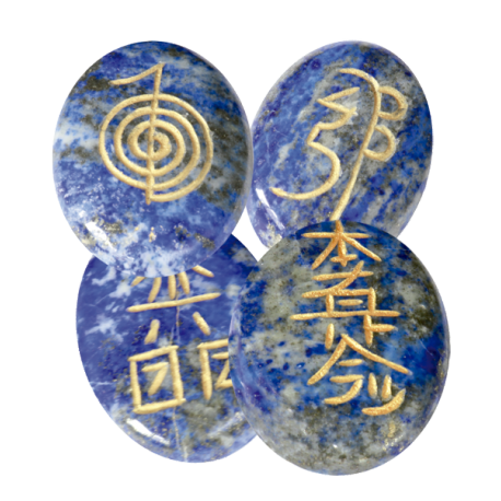 SET SIMBOLOS REIKI SODALITA 4CMX2,5CM SET SIMBOLOS REIKI SODALITA 4CMX2,5CM