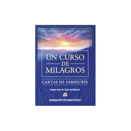 UN CURSO DE MILAGROS CARTAS DE SABIDURIA UN CURSO DE MILAGROS CARTAS DE SABIDURIA