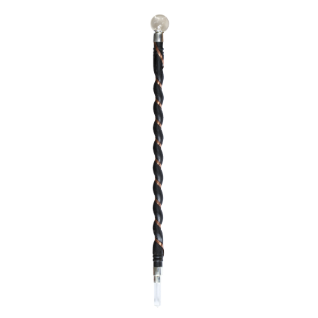 VARITA PODER MADERA CON CUARZO GENERADOR COBRE 25cm VARITA PODER MADERA CON CUARZO GENERADOR COBRE 25cm