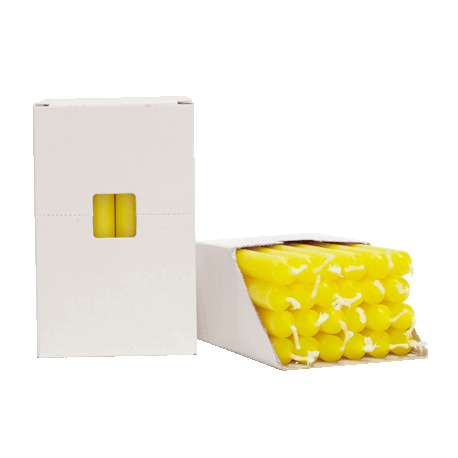 VELA 11 CM AMARILLO CAJA 24/UNI VELA 11 CM AMARILLO CAJA 24/UNI