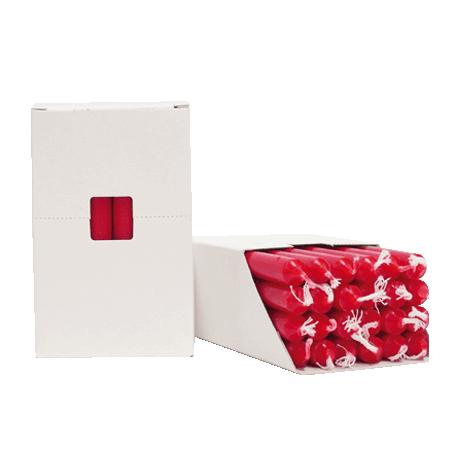 VELA 11 CM ROJO CAJA 24/UNI VELA 11 CM ROJO CAJA 24/UNI