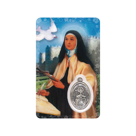 ESTAMPA MEDA TERESA DE AVILA ESTAMPA MEDA TERESA DE AVILA