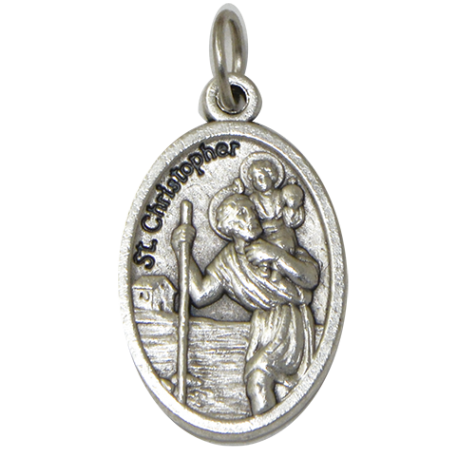 MEDALLA METAL CRISTOBAL 2,2CM MEDALLA METAL CRISTOBAL 2,2CM