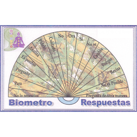 BIOMETRO RESPUESTAS 13X8,5CM BIOMETRO RESPUESTAS 13X8,5CM