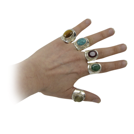 ANILLO PLATA CON MINERAL ANILLO PLATA CON MINERAL
