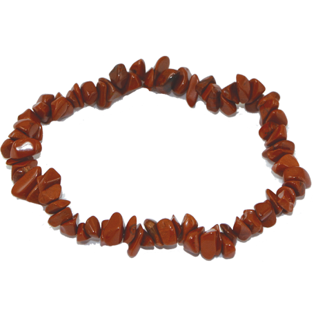 PULSERA CHIP JASPE ROJO PULSERA CHIP JASPE ROJO