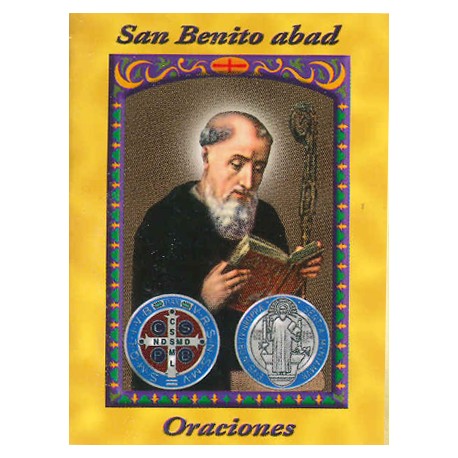 LIBRITO ORACIONES BENITO ABAD 7X5 CM LIBRITO ORACIONES BENITO ABAD 7X5 CM