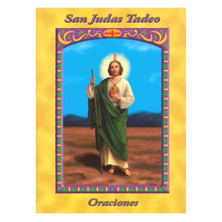LIBRITO ORACIONES JUDAS TADEO 7X5 CM LIBRITO ORACIONES JUDAS TADEO 7X5 CM