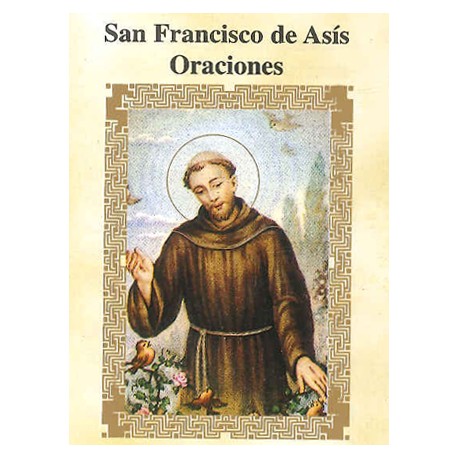 LIBRITO ORACIONES FRANCISCO DE ASIS 7X5 CM LIBRITO ORACIONES FRANCISCO DE ASIS 7X5 CM