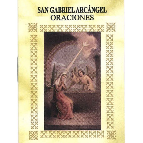 LIBRITO ORACIONES ARCANGEL GABRIEL 7X5 CM LIBRITO ORACIONES ARCANGEL GABRIEL 7X5 CM