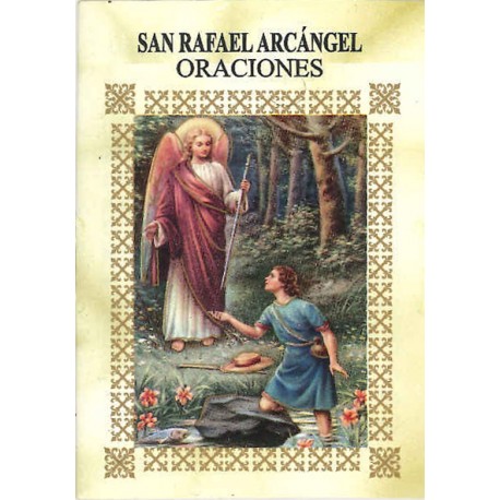 LIBRITO ORACIONES ARCANGEL RAFAEL 7X5 CM LIBRITO ORACIONES ARCANGEL RAFAEL 7X5 CM