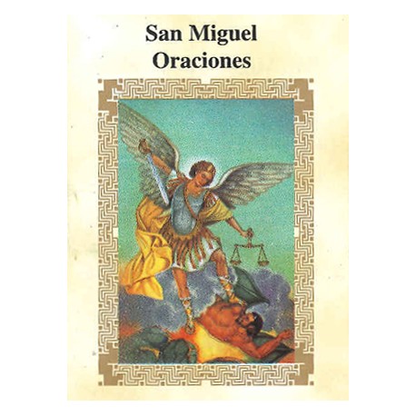 LIBRITO ORACIONES ARCANGEL MIGUEL 7X5 CM LIBRITO ORACIONES ARCANGEL MIGUEL 7X5 CM