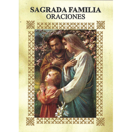 LIBRITO ORACIONES SAGRADA FAMILIA 7X5 CM LIBRITO ORACIONES SAGRADA FAMILIA 7X5 CM