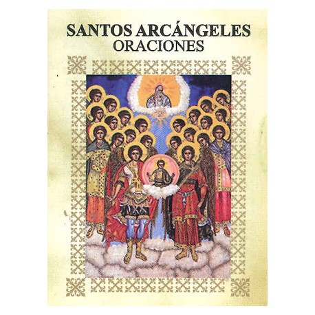 LIBRITO ORACIONES SANTOS ARCANGELES 7X5 CM LIBRITO ORACIONES SANTOS ARCANGELES 7X5 CM