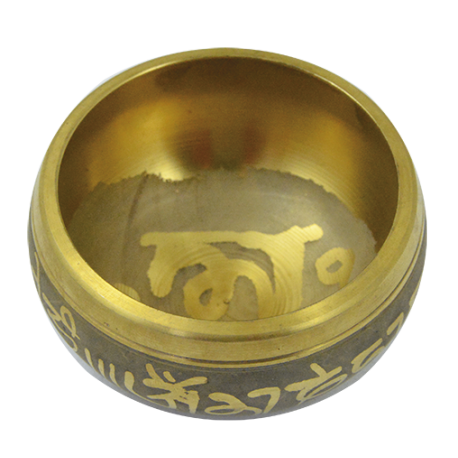CUENCO TIBETANO TATU DORADO 9CM Ø 325 GR A 375 GR CUENCO TIBETANO TATU DORADO 9CM Ø 325 GR A 375 GR