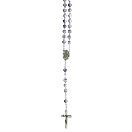 ROSARIO CRISTAL VERDE MORADO (REF. 1644) ROSARIO CRISTAL VERDE MORADO (REF. 1644)