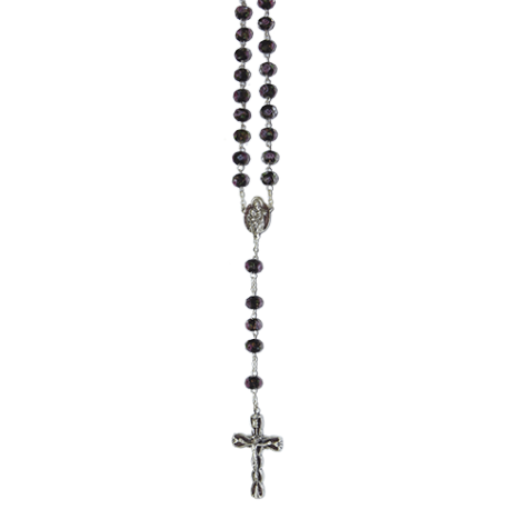 ROSARIO CRISTAL LABRADO TATUADO NEGRO ROSA (REF.1551) ROSARIO CRISTAL LABRADO TATUADO NEGRO ROSA (REF.1551)