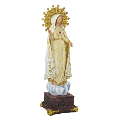 VIRGEN CORAZON DE MARIA BASE 40CM (REF 05/343) VIRGEN CORAZON DE MARIA BASE 40CM (REF 05/343)